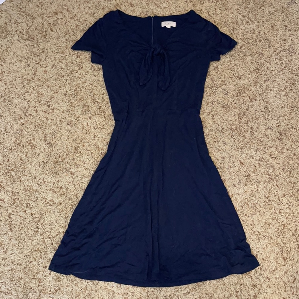 Navy blue dress